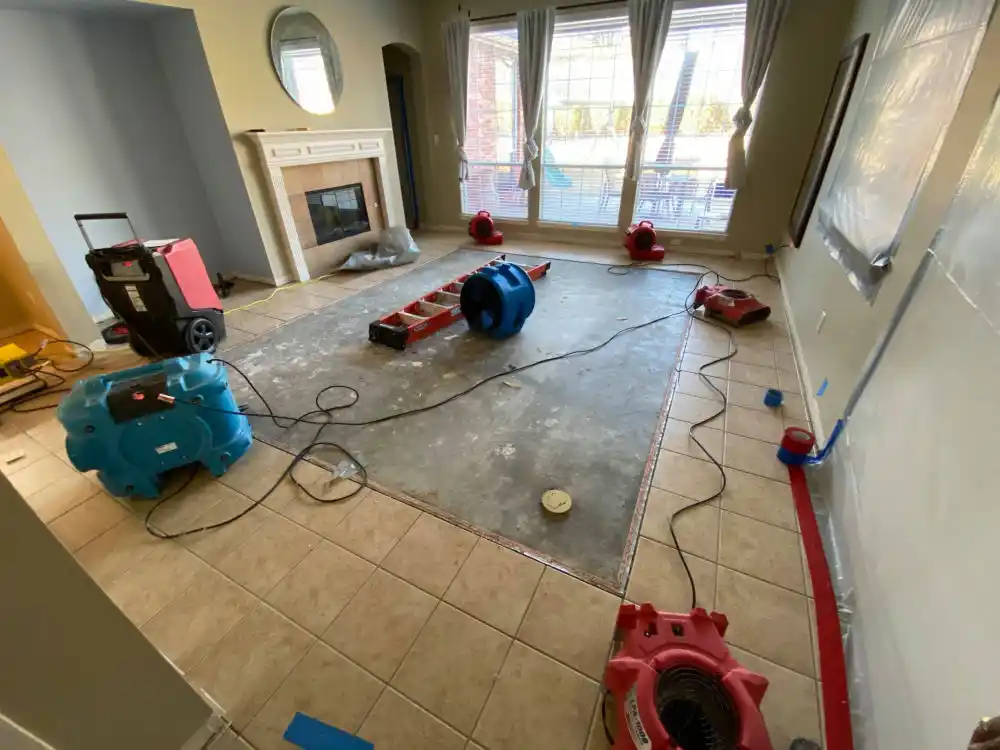 water damage restoration service Heyworth